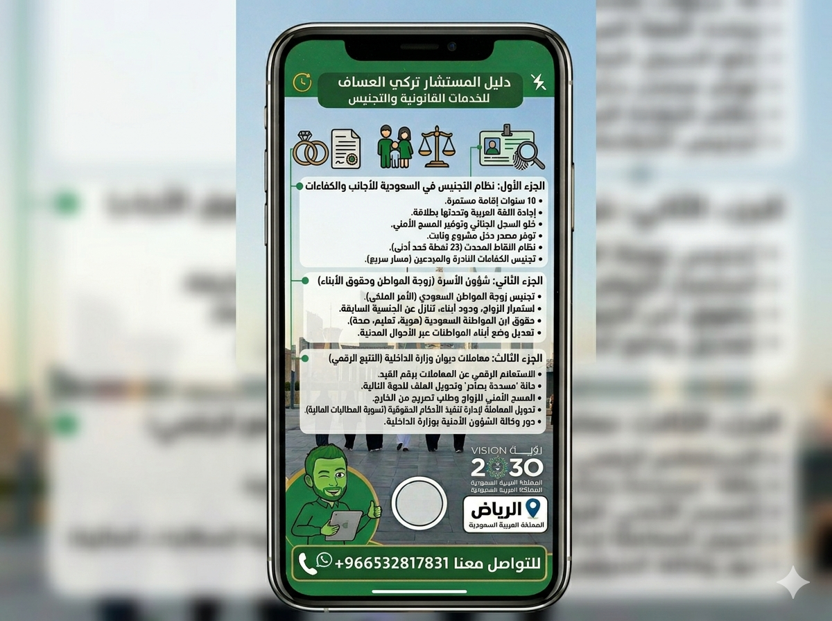 إنجاز جميع المعاملات في وزارة الداخلية السعودية