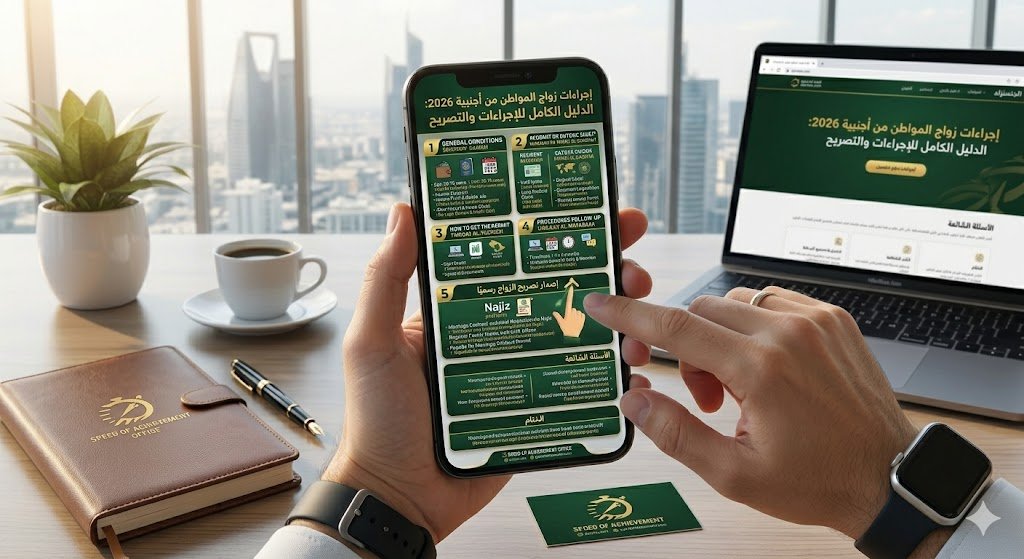 شروط الزواج من أجنبية في السعودية 2026: الدليل الكامل للإجراءات والتصريح